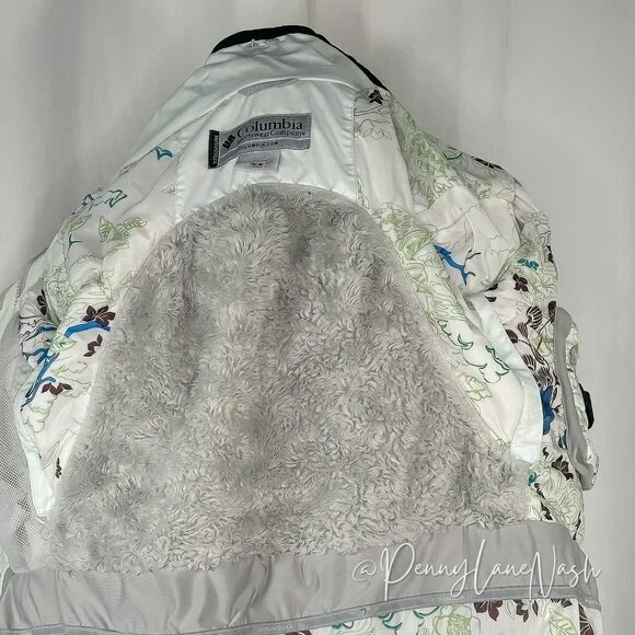 Columbia Titanium Omni-Tech Ski Jacket Medium M White - Picture 6 of 13